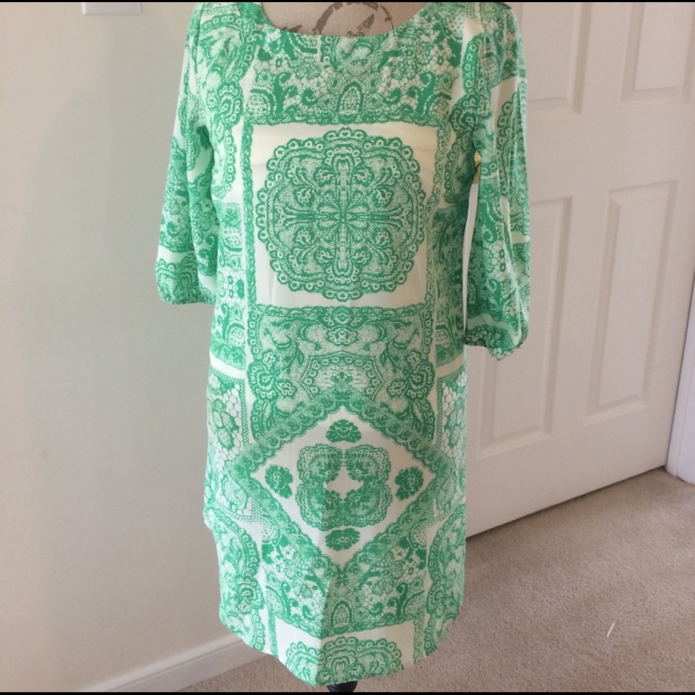 Pink Owl Apparel Three-Quarter Sleeve Midi Dress‎